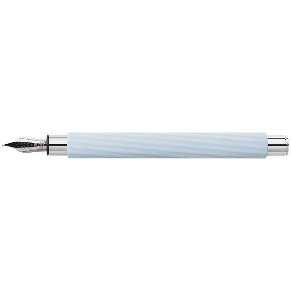 Load image into Gallery viewer, Faber-Castell Ambition Fountain Pen, Italic Ice Blue
