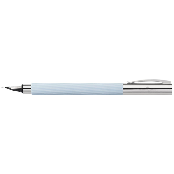 Load image into Gallery viewer, Faber-Castell Ambition Fountain Pen, Italic Ice Blue
