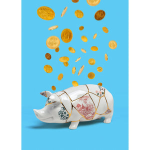 Seletti Kintsugi Piggy Bank