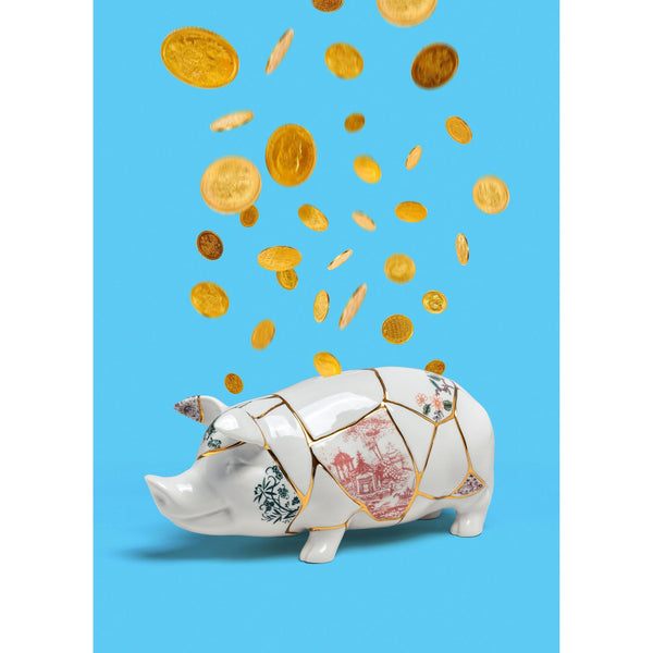 Load image into Gallery viewer, Seletti Kintsugi Piggy Bank
