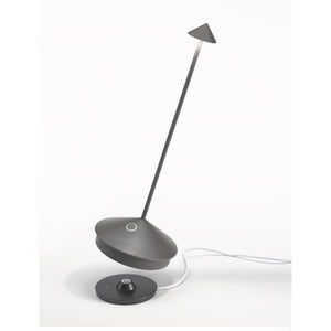 Zafferano Pina Pro Table Lamp - Dark Grey