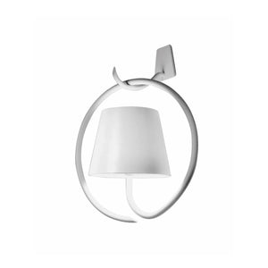 Zafferano Poldina Pro Wall Lamp W/Mounting Hook - White