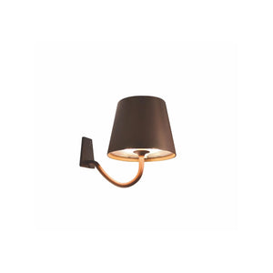 Zafferano Poldina Pro Wall Lamp W/Mounting Bracket - Rust