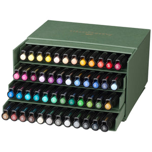Faber-Castell Pitt Artist Pen, Brush - Studio Gift Box of 48