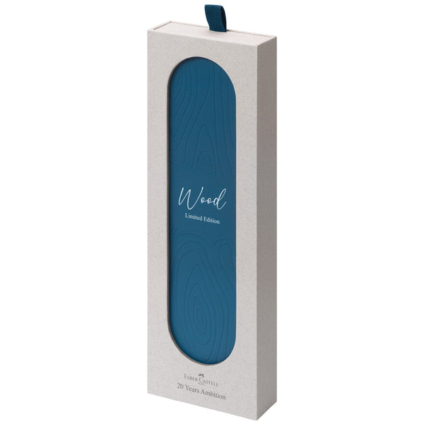 Load image into Gallery viewer, Faber-Castell Ambition Ballpoint Pen, Blue Wood
