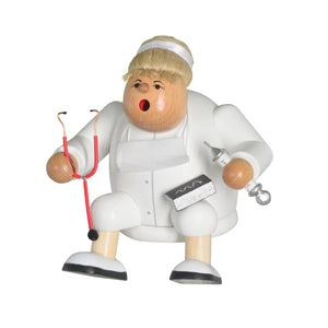 KWO Doctor (Female), Sitting - 5.9" - Incense Smoker