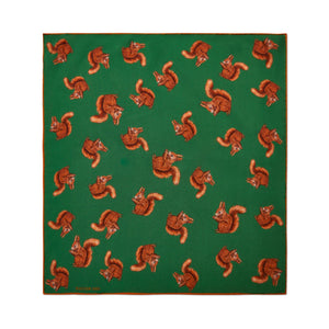 Halcyon Days Woodland Wildlife Red Squirrel Silk Pochettes