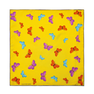 Halcyon Days Butterfly Silk Mini Scarf