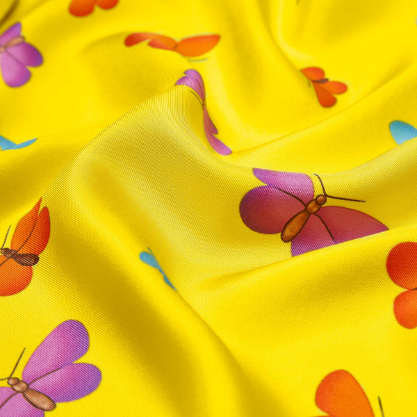 Load image into Gallery viewer, Halcyon Days Butterfly Silk Mini Scarf
