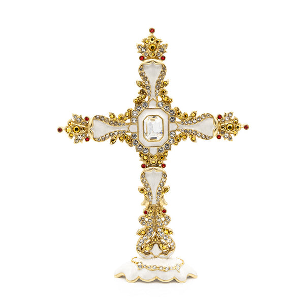 Load image into Gallery viewer, Jay Strongwater 2025 Francis Jeweled Cross
