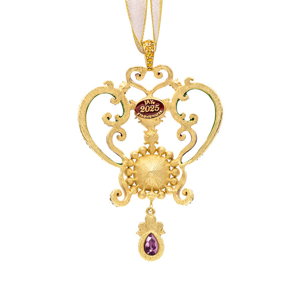 Load image into Gallery viewer, Jay Strongwater Jay Strongwater 2025 Annual Holiday Metal Ornament
