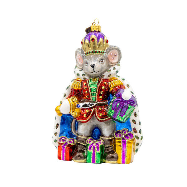 Load image into Gallery viewer, Jay Strongwater Mouse King Ornament
