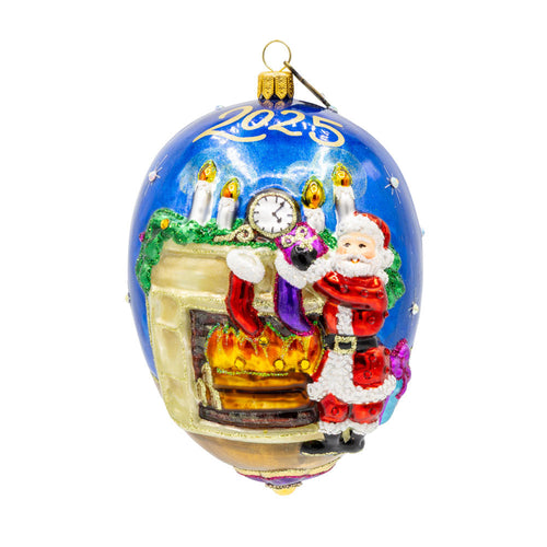 Jay Strongwater 2025 Dated Hanging With Care Ornament