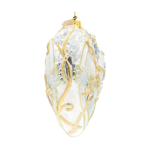 Jay Strongwater Floral Opal Heart Ornament