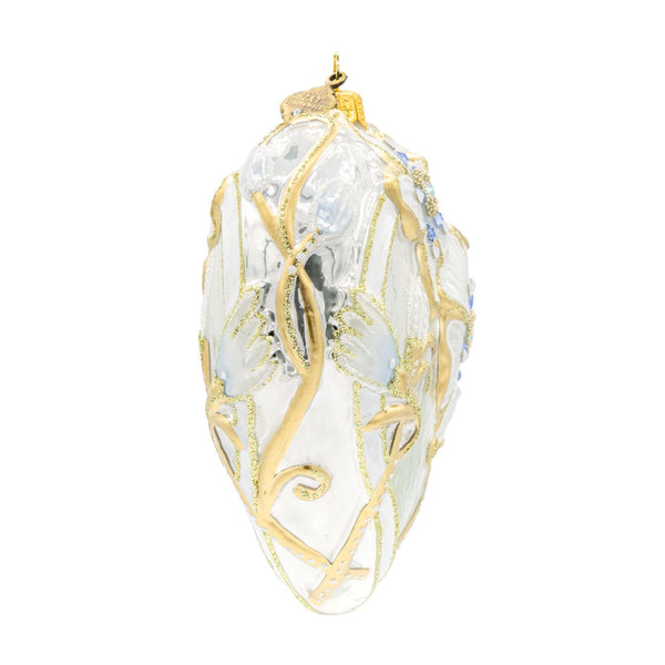 Load image into Gallery viewer, Jay Strongwater Floral Opal Heart Ornament
