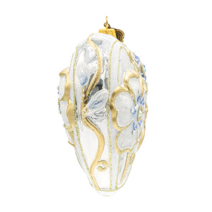 Jay Strongwater Floral Opal Heart Ornament