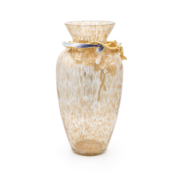 Load image into Gallery viewer, Jay Strongwater Polly Bouquet Vase - Blue
