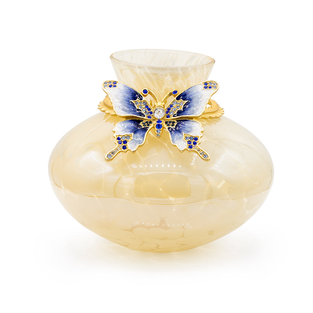 Jay Strongwater Madam Butterfly Vase - Thumbnail 3