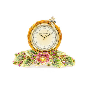 Jay Strongwater Mayfair Leaf And Bee Clock