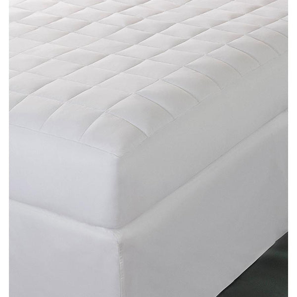 Load image into Gallery viewer, Sferra Arcadia - White - Mattress Pad
