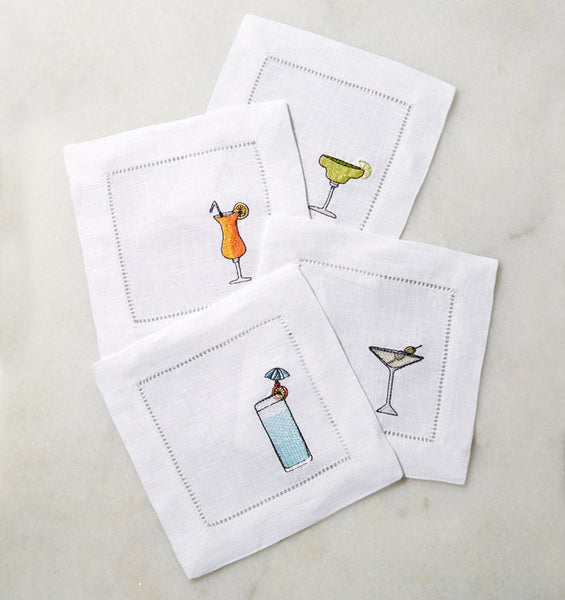 Load image into Gallery viewer, Sferra Bevande - Set of 4 - Cocktail Napkins
