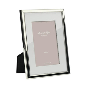 Addison Ross Silver Plated Photo Frame, White Mount - 5 x 7 in