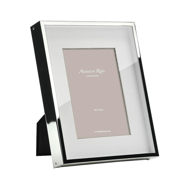 Load image into Gallery viewer, Addison Ross Silver Plated Box Frame, White Mount - 5 x 7 in
