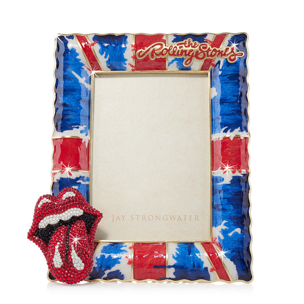 Load image into Gallery viewer, Jay Strongwater 5" x 7" Rolling Stones Frame
