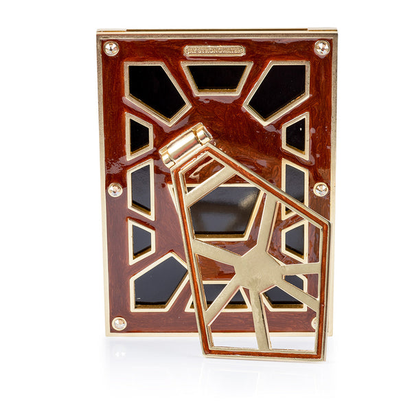 Load image into Gallery viewer, Jay Strongwater 4&quot; x 6&quot; Lavinia Frame - Leopard
