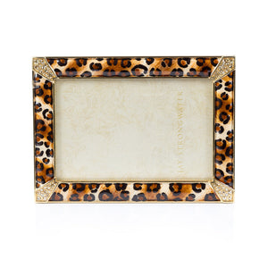 Jay Strongwater 4" x 6" Lavinia Frame - Leopard