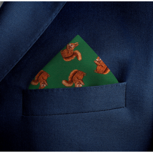 Halcyon Days Woodland Wildlife Red Squirrel Silk Pochettes