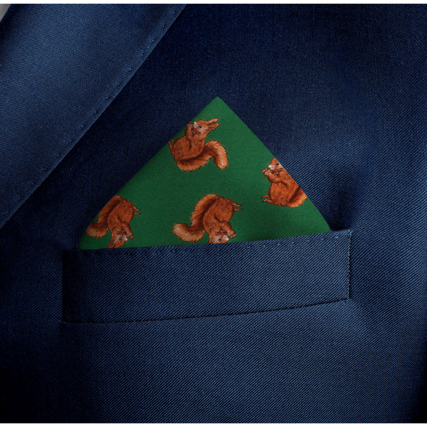 Load image into Gallery viewer, Halcyon Days Woodland Wildlife Red Squirrel Silk Pochettes
