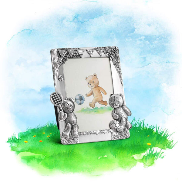 Load image into Gallery viewer, Royal Selangor Teddy Bears&#39; Picnic Sports Day Photoframe 3R
