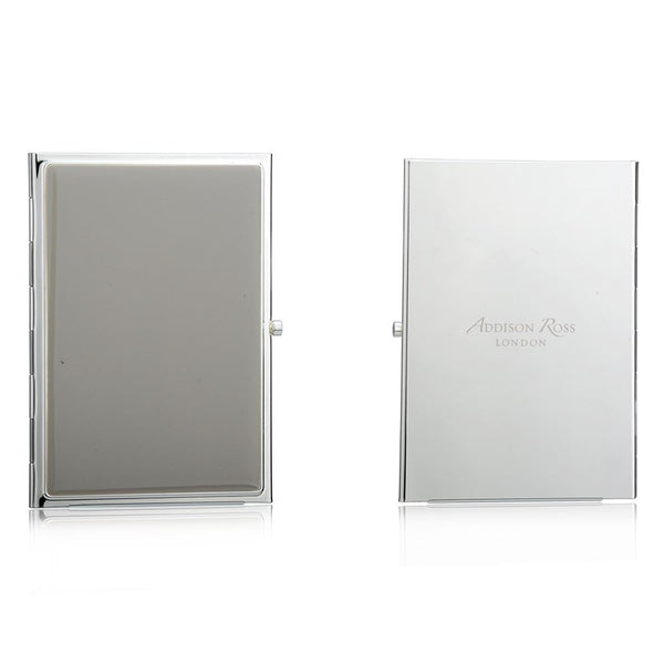 Load image into Gallery viewer, Addison Ross Chiffon &amp; Silver Plate Travel Frame - 2 x 3 in - Double Frame
