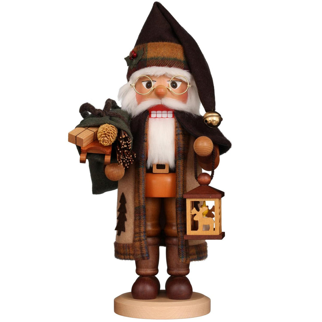 Christian Ulbricht Nutcracker - Natural Woodsy Santa With Lantern - 15