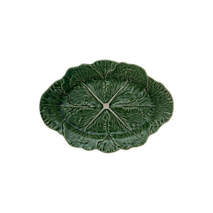 Bordallo Pinheiro Cabbage - Oval Platter 17" Green
