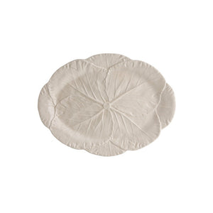 Bordallo Pinheiro Cabbage - Oval Platter 17" Beige