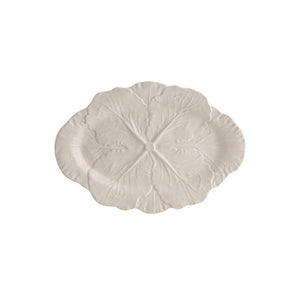 Bordallo Pinheiro Cabbage - Oval Platter 15" Beige, set of 2