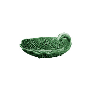 Bordallo Pinheiro Cabbage - Leaf With Curvature 7" Green, set of 2