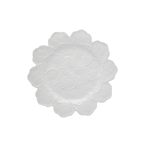 Bordallo Pinheiro Geranium - Charger Plate White, set of 2