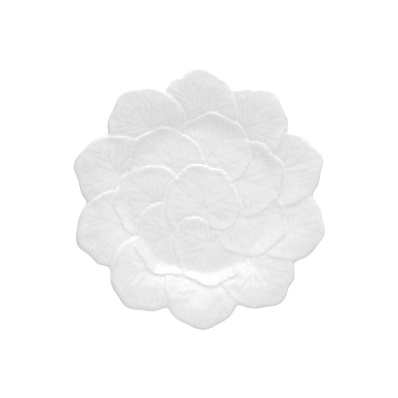Bordallo Pinheiro Geranium - Dessert Plate 22 White, set of 4
