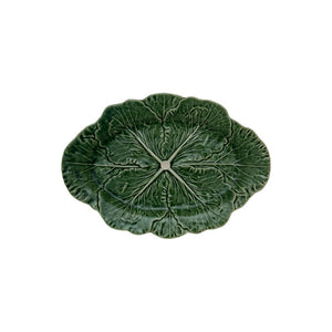 Bordallo Pinheiro Cabbage - Oval Platter 15" Green, set of 2