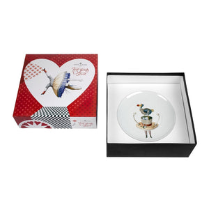 Vista Alegre Tea With Alice - Set 4 Dessert Plates (Gift Box)