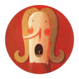 Vista Alegre 2I - Round Plate By Frederic Bertrand