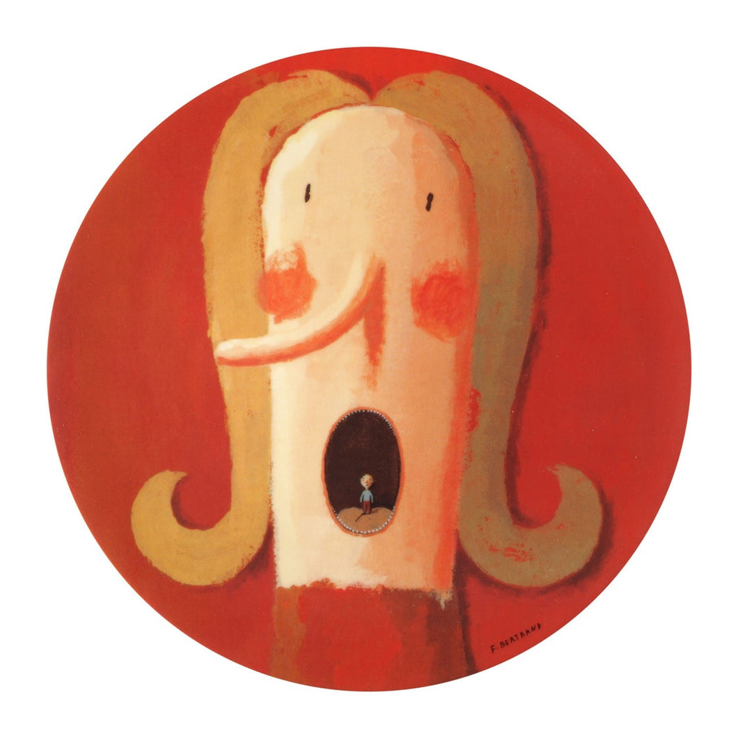 Vista Alegre 2I - Round Plate By Frederic Bertrand