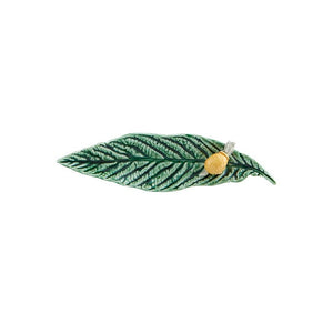 Bordallo Pinheiro Countryside Leaves - Medlar Leaf 25 With Snail, Set of 4