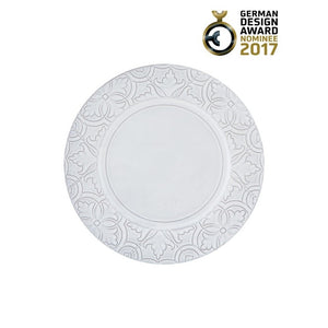 Bordallo Pinheiro Rua Nova - Dinner Plate Antique White, set of 4