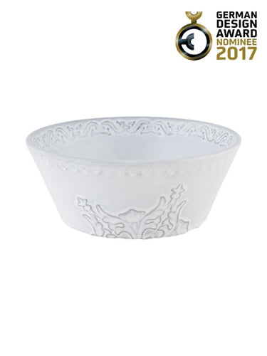 Bordallo Pinheiro Rua Nova - Cereal Bowl Antique White, set of 4