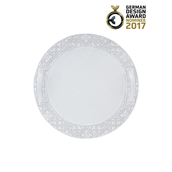 Load image into Gallery viewer, Bordallo Pinheiro Rua Nova - Cheese Tray Antique White
