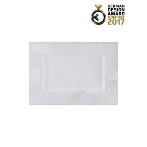 Bordallo Pinheiro Rua Nova - Tray 18" Antique White